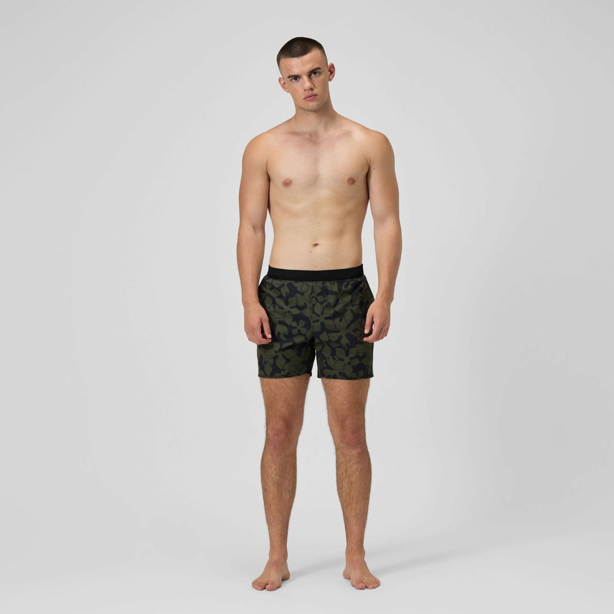 Speedo Lookout Printed Swim Shorts Dark Green