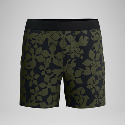 Speedo Lookout Printed Swim Shorts Dark Green
