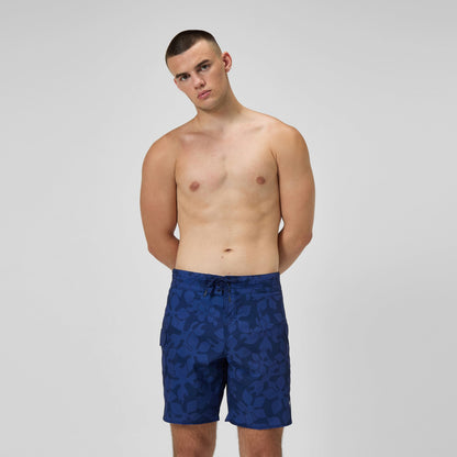 Speedo Lookout Printed Swim Shorts Navy