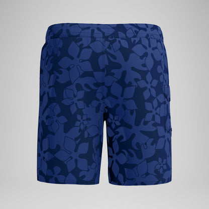 Speedo Lookout Printed Swim Shorts Navy