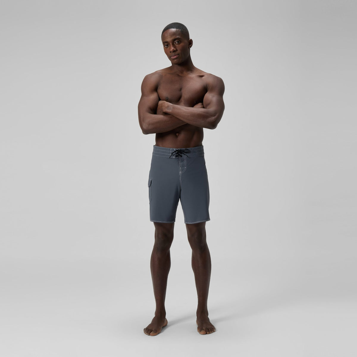 Speedo Lookout Solid Boardshorts Grey