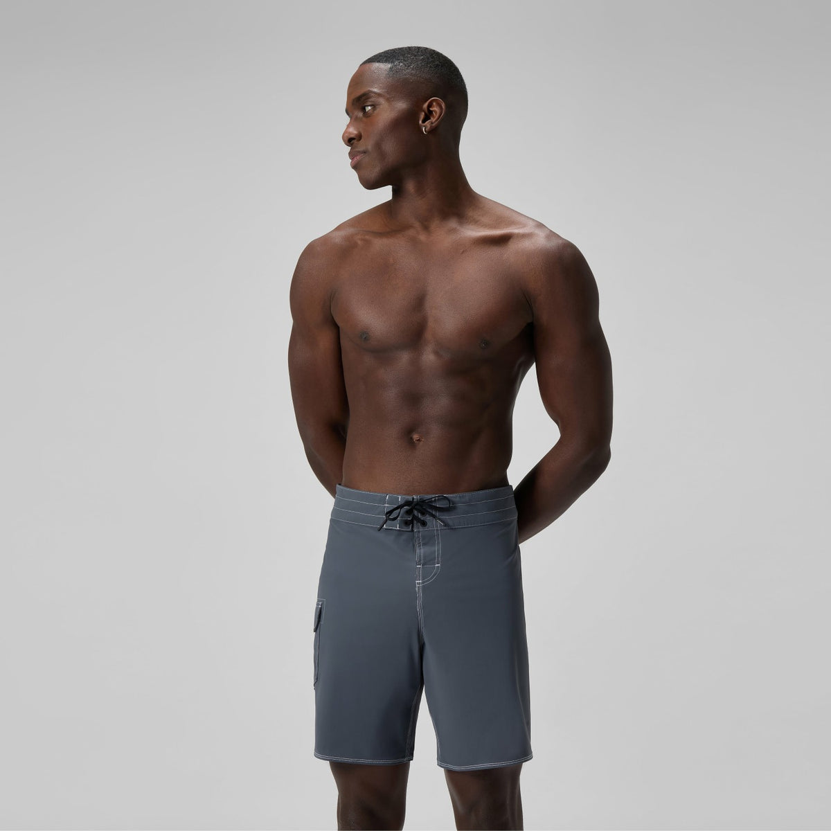 Speedo Lookout Solid Boardshorts Grey