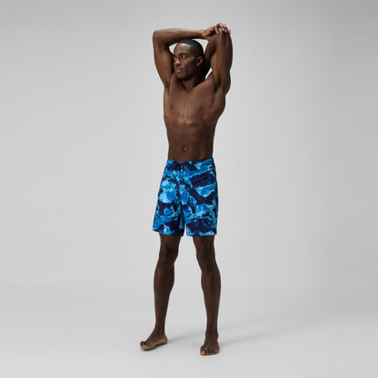 Speedo Lookout Printed Boardshorts Blue