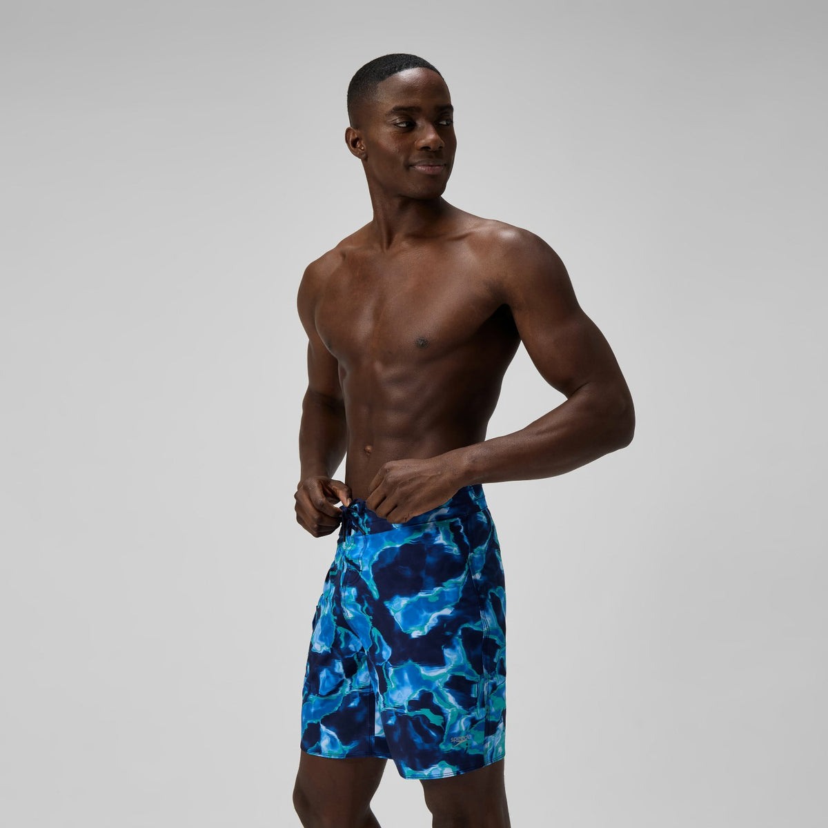 Speedo Lookout Printed Boardshorts Blue