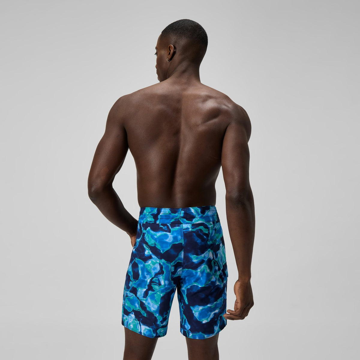 Speedo Lookout Printed Boardshorts Blue