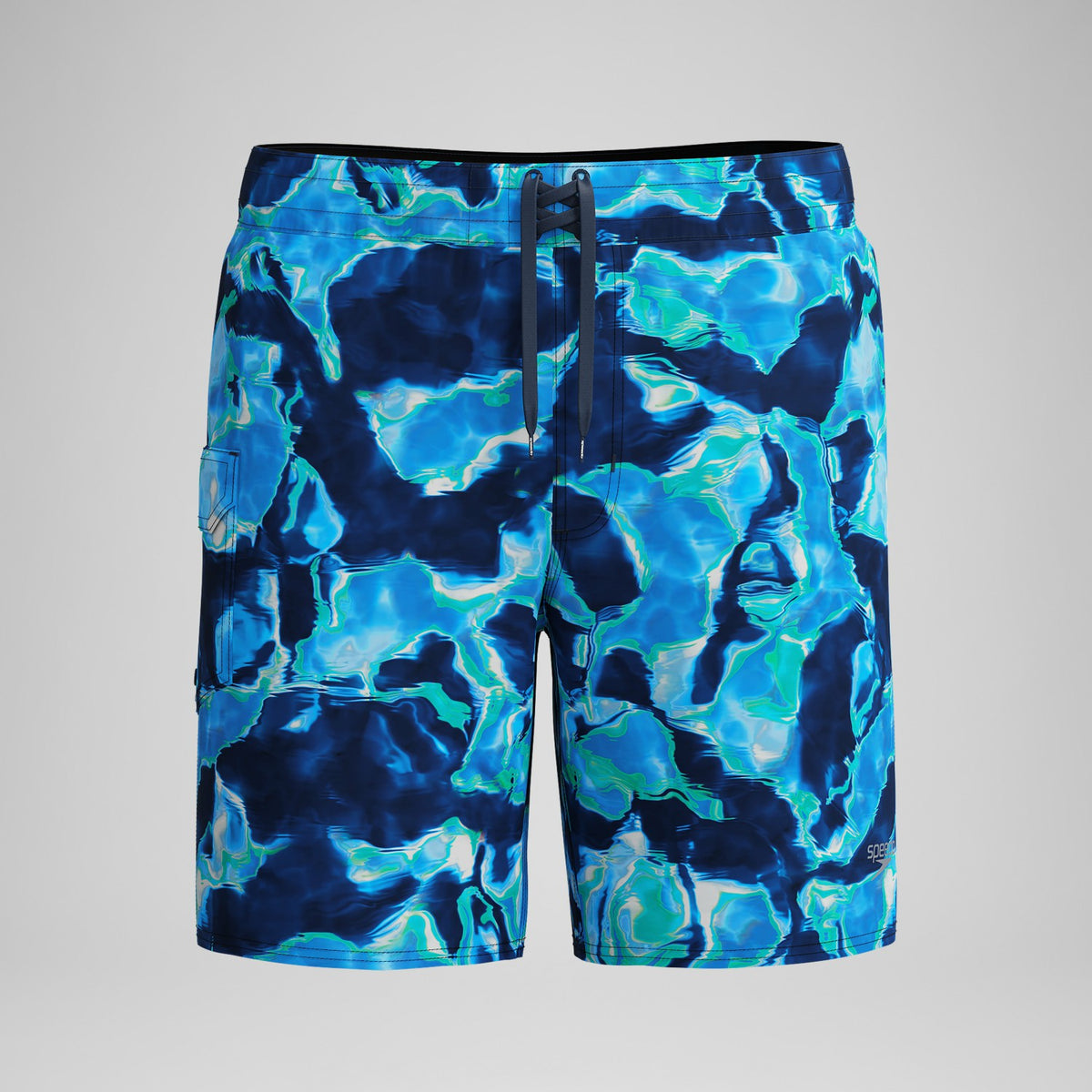 Speedo Lookout Printed Boardshorts Blue
