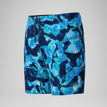 Speedo Lookout Printed Boardshorts Blue