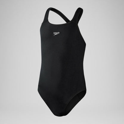 Speedo Girls' Endurance+ Medalist Swimsuit Black