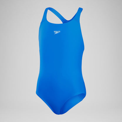 Speedo Girls' Endurance+ Medalist Swimsuit Blue