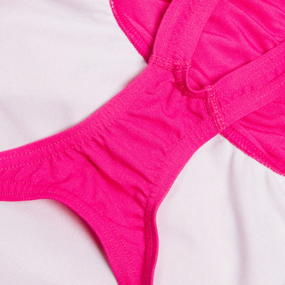 Speedo Girls' Endurance+ Medalist Swimsuit Pink