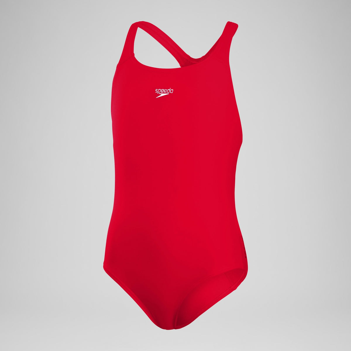 Speedo Girls' Endurance+ Medalist Swimsuit Red