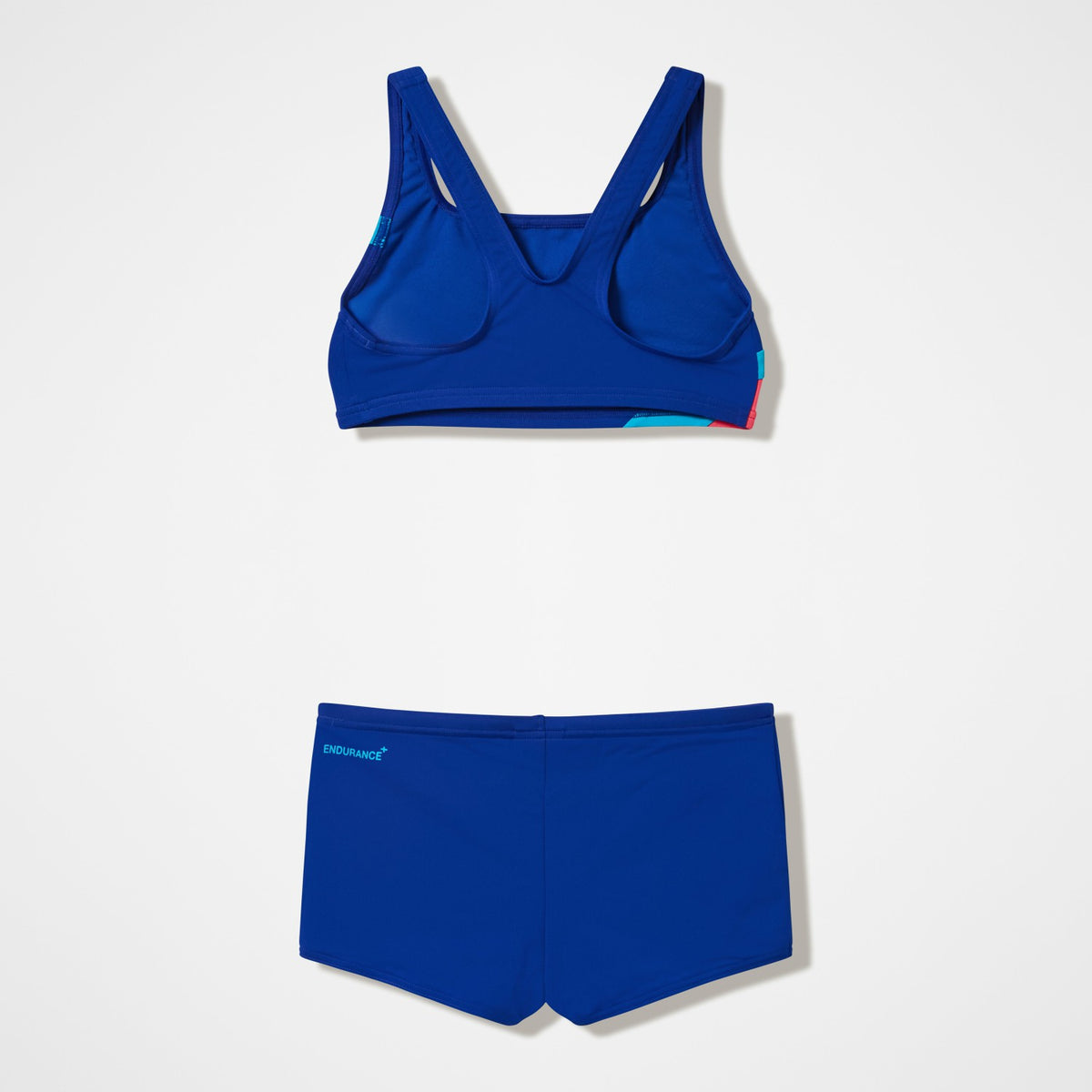 Speedo Girls Hyperboom Butterfly Back Bikini Set Navy/Teal
