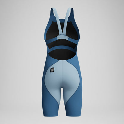 Speedo Girls Fastskin LZR Ignite Kneeskin Blue