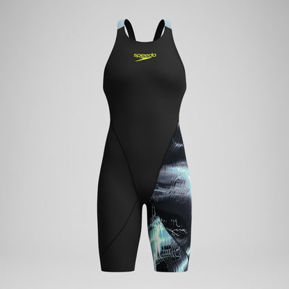 Speedo Girls Fastskin LZR Ignite Kneeskin Black/Grey