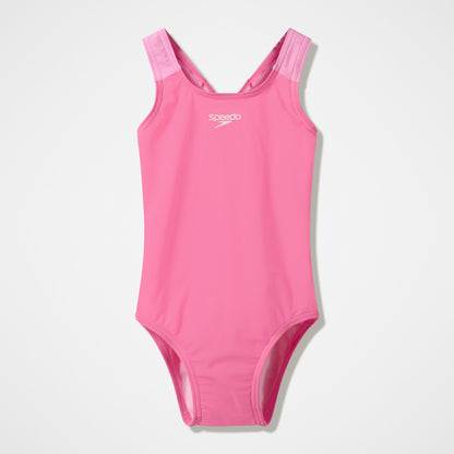 Speedo Infant Girls Medalist Swimsuit Pink