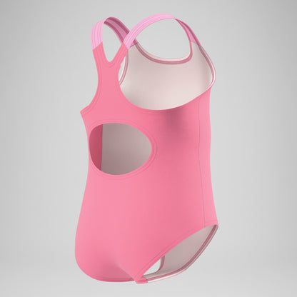 Speedo Infant Girls Medalist Swimsuit Pink