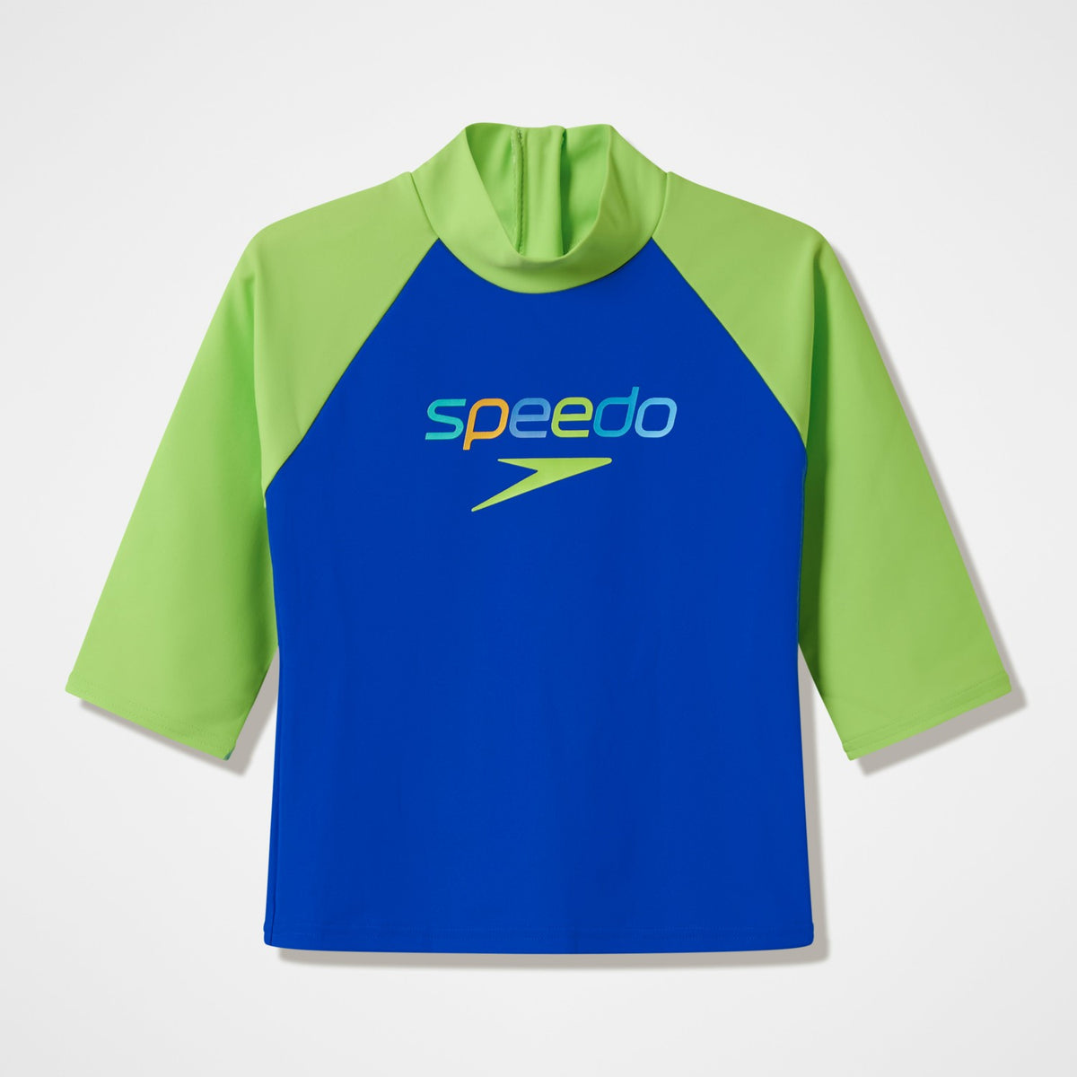 Speedo Infants Printed Long Sleeve Rashguard Blue/Green