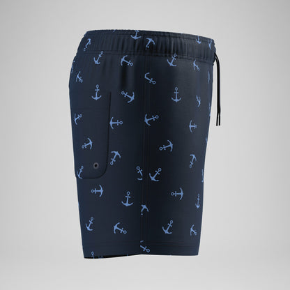 Speedo Boys Printed Swim Shorts Navy