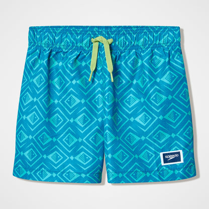 Speedo Boys Printed Swim Shorts Turquoise