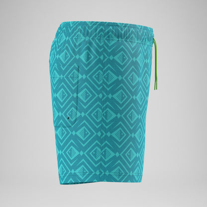 Speedo Boys Printed Swim Shorts Turquoise
