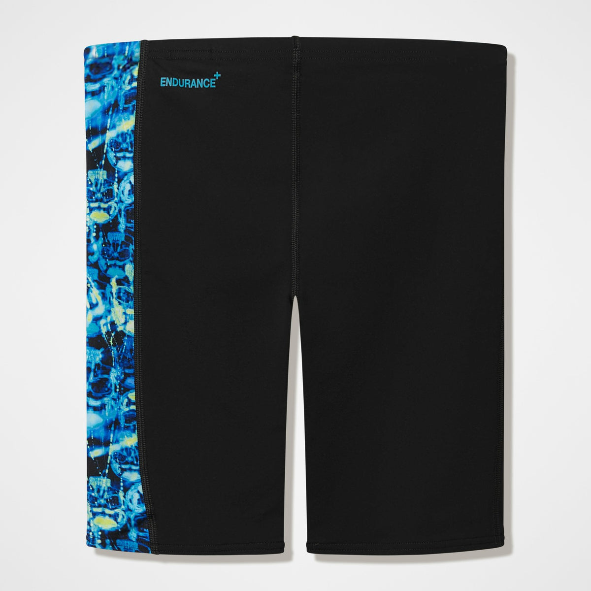Speedo Boys Printed Panel Jammer Black/Blue