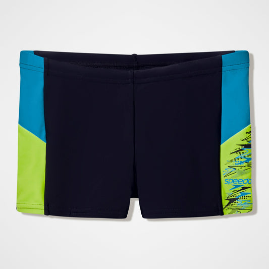 Speedo Boys Dive Aquashorts Black/Green