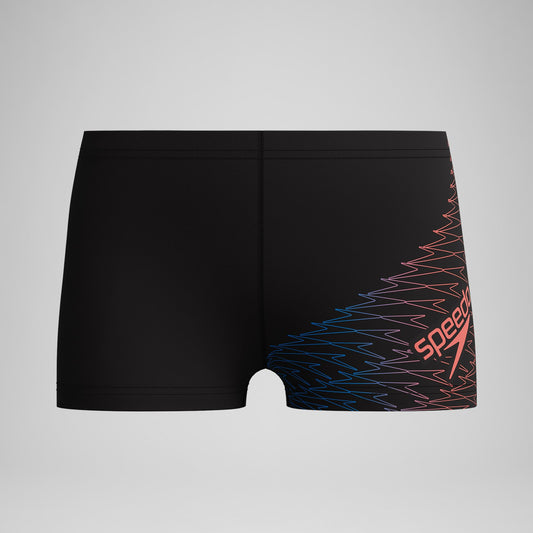 Speedo Boys Medley Logo Aquashorts Black/Orange