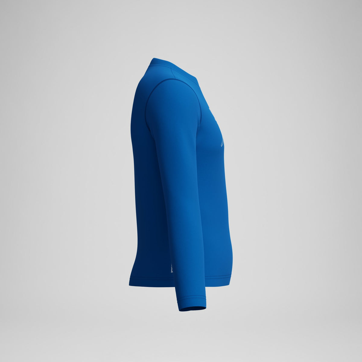 Speedo Junior Classic Logo Long Sleeve Rashguard Blue