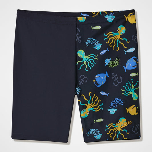 Speedo Infant Boys Printed Jammer Black