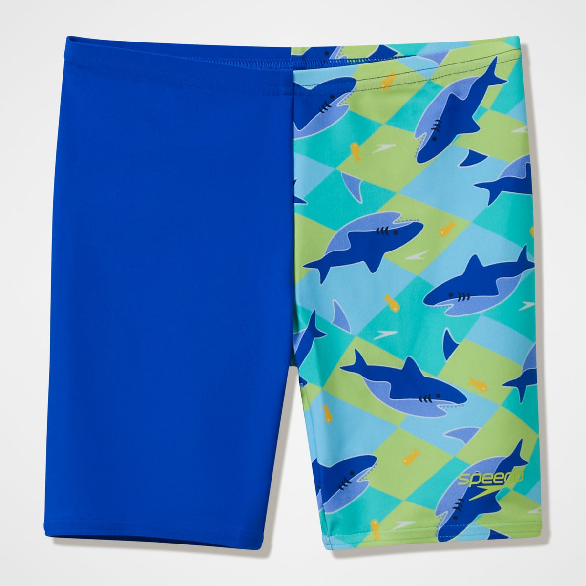 Speedo Infant Boys Printed Jammer Green/Blue