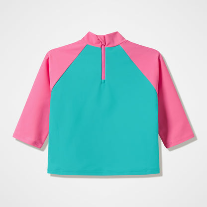 Speedo Infant Long Sleeve Printed Rashguard Aqua Breeze