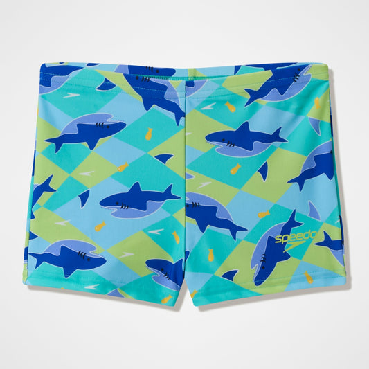 Speedo Infant Printed Aquashorts Blue