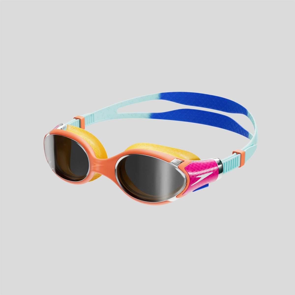 Speedo Biofuse 2.0 Mirror Junior Goggles Blue/Orange