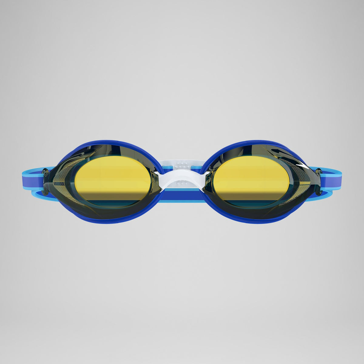 Speedo Junior Vanquisher 3.0 Mirror Goggles Blue/Gold