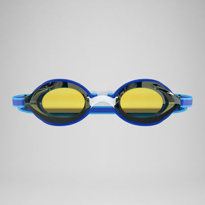 Speedo Junior Vanquisher 3.0 Mirror Goggles Blue/Gold