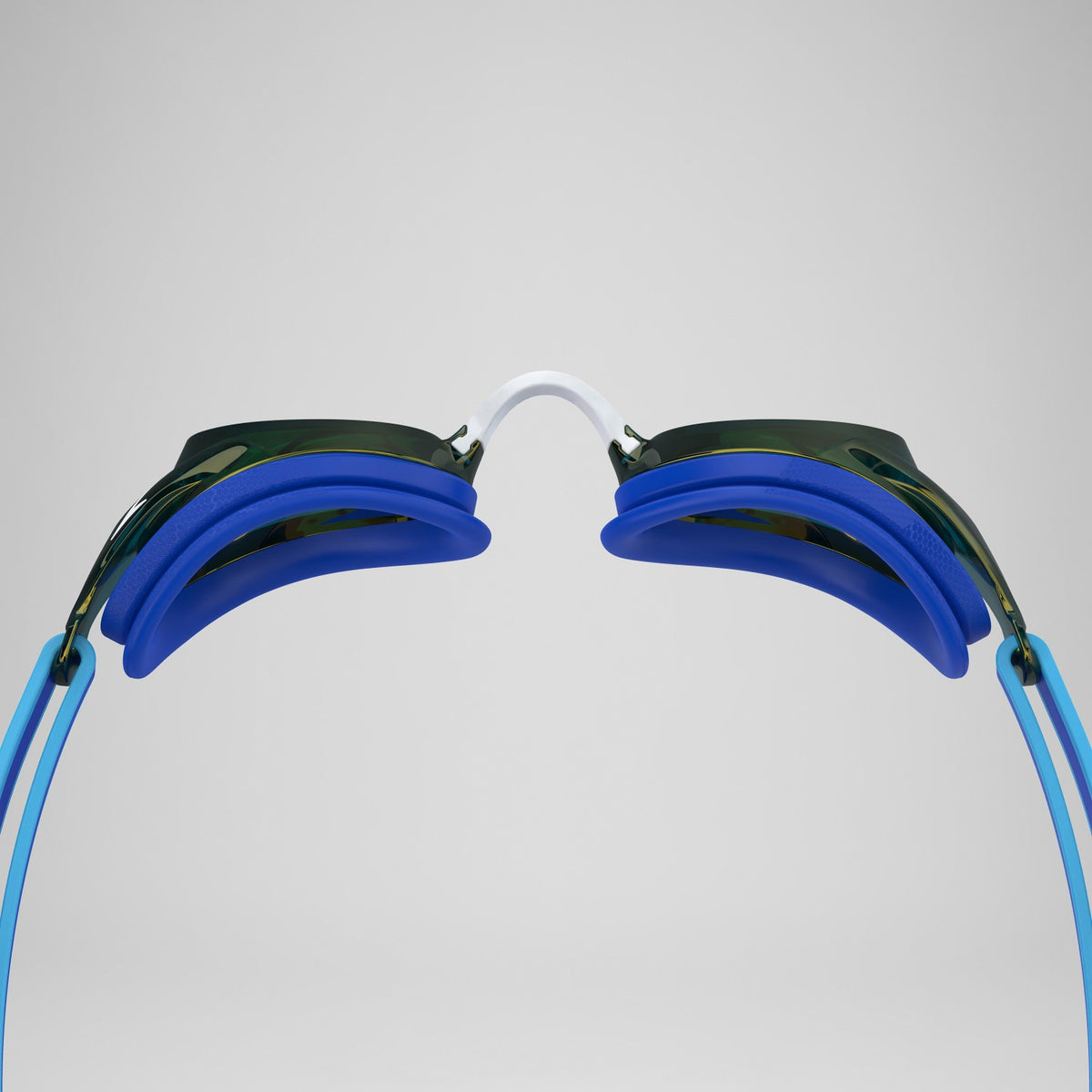 Speedo Junior Vanquisher 3.0 Mirror Goggles Blue/Gold