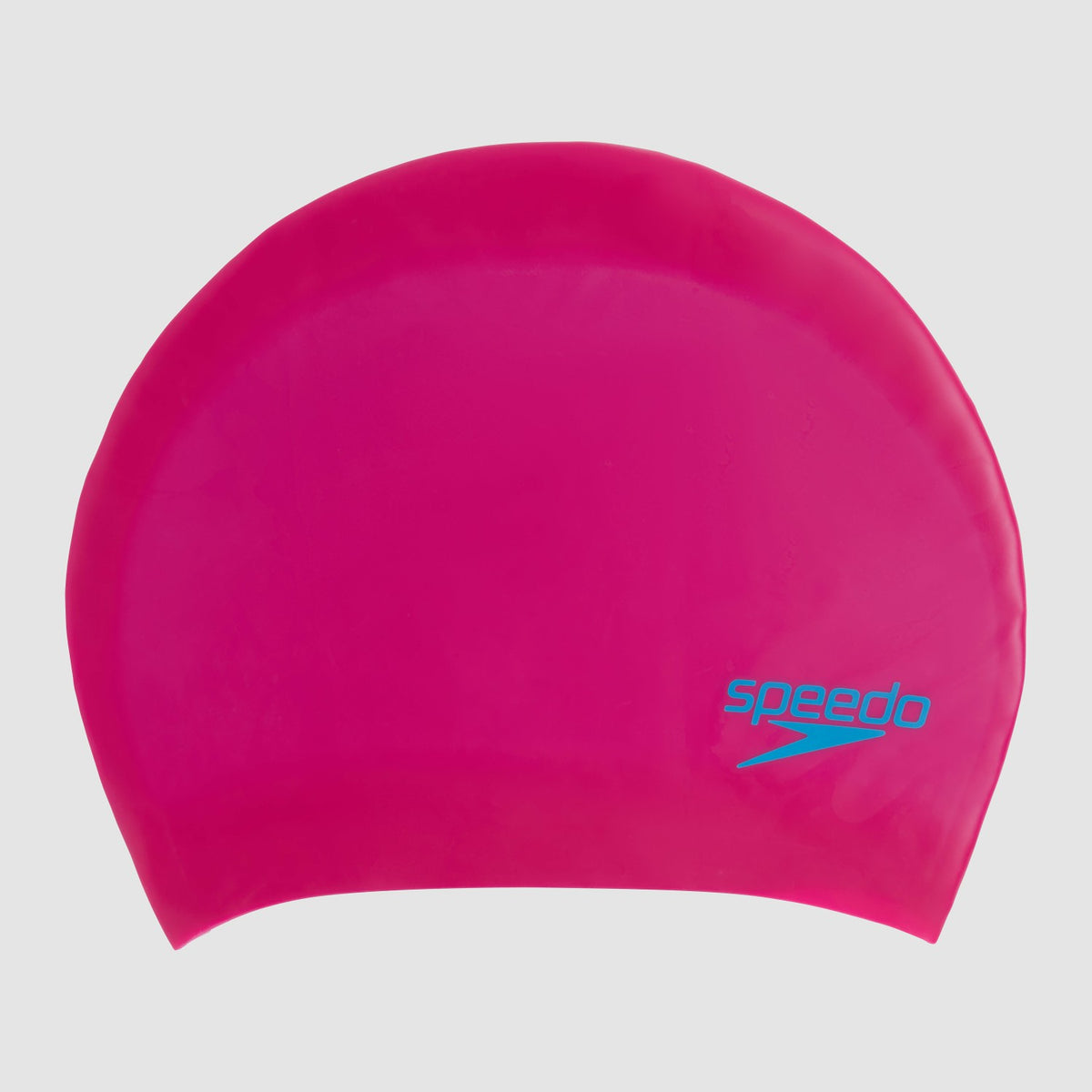 Speedo Junior Long Hair Silicone Cap Pink/Blue