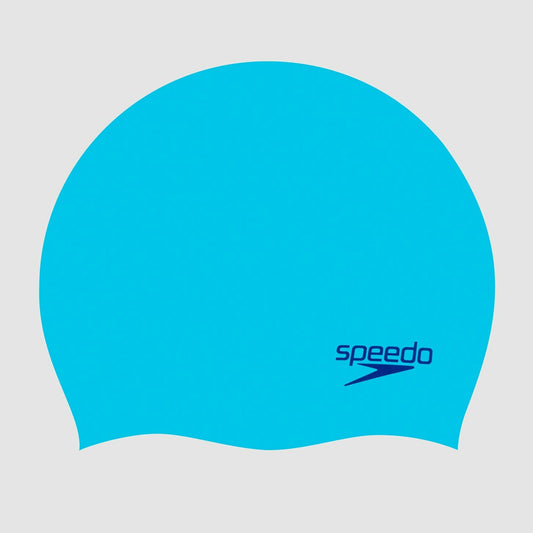 Speedo Junior Plain Moulded Silicone Blue