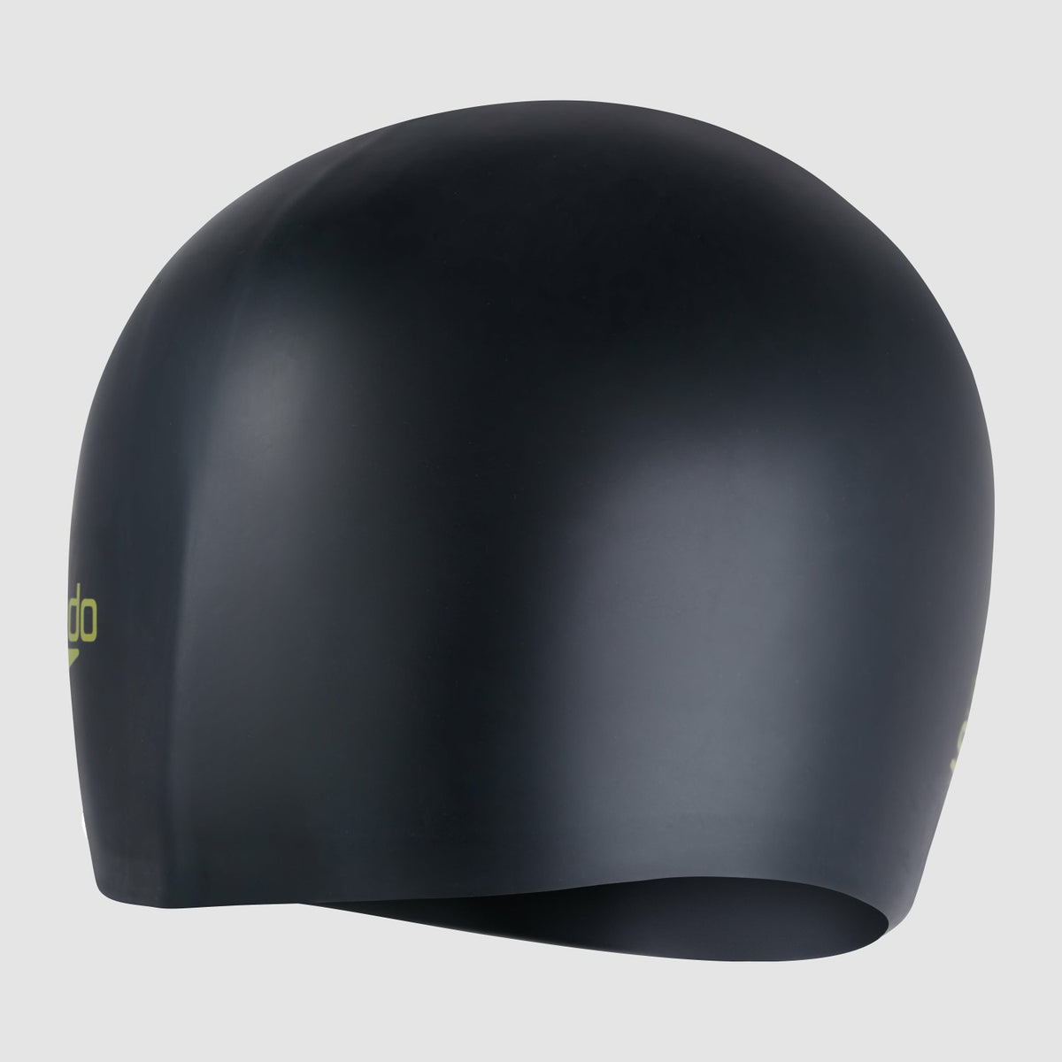 Speedo Junior Long Hair Silicone Cap Black/Green