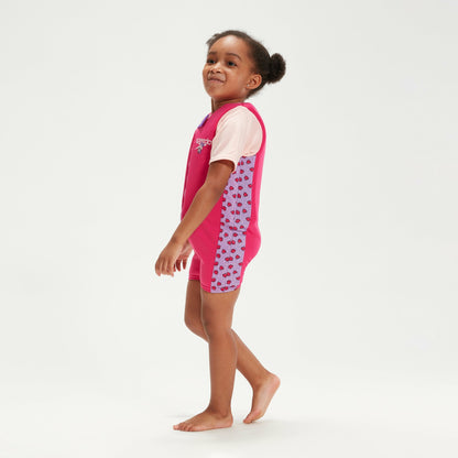 Speedo Infant Learn to Swim Aria Sea Otter Float Suit Pink
