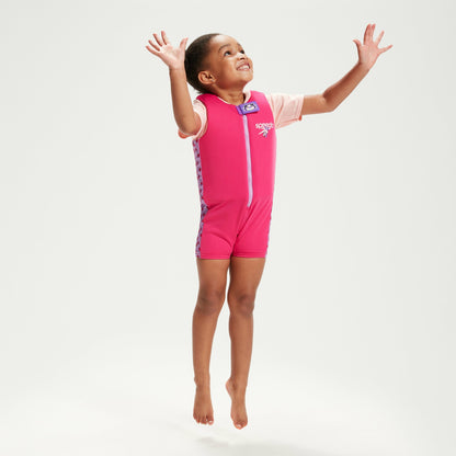 Speedo Infant Learn to Swim Aria Sea Otter Float Suit Pink