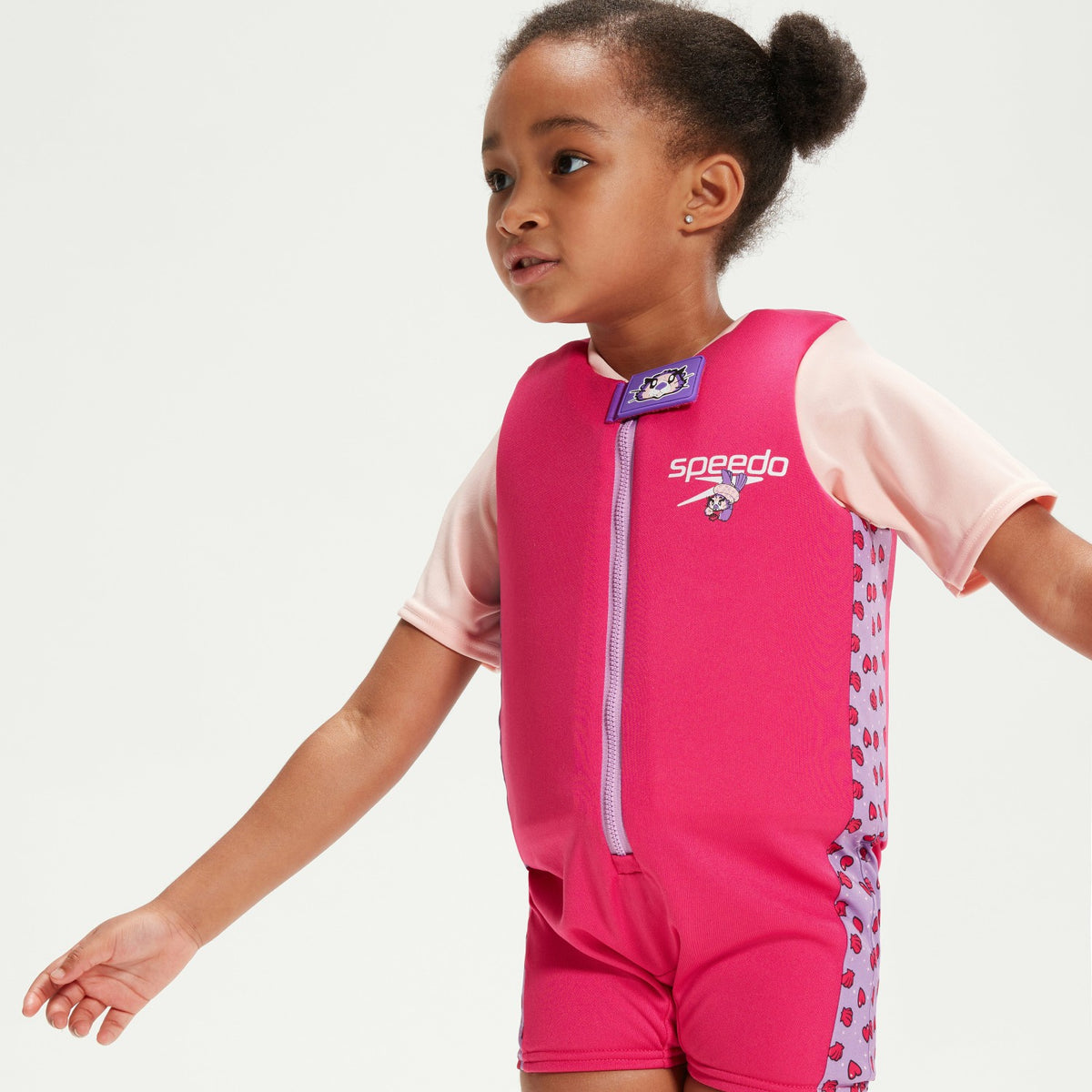 Speedo Infant Learn to Swim Aria Sea Otter Float Suit Pink
