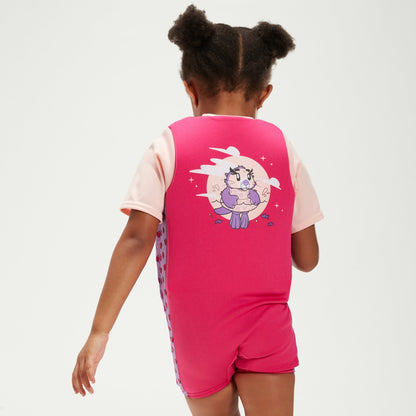 Speedo Infant Learn to Swim Aria Sea Otter Float Suit Pink