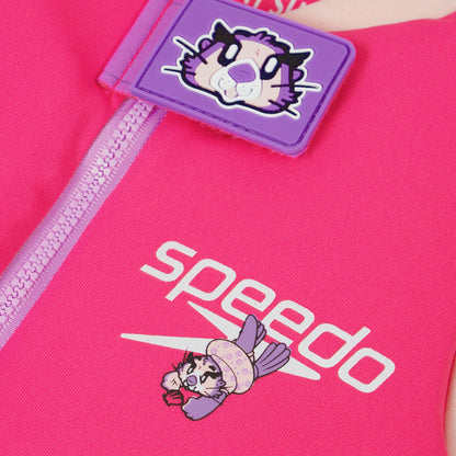 Speedo Infant Learn to Swim Aria Sea Otter Float Suit Pink