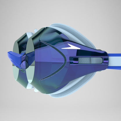 Speedo Adult Vanquisher 3.0 Mirror Goggles Blue