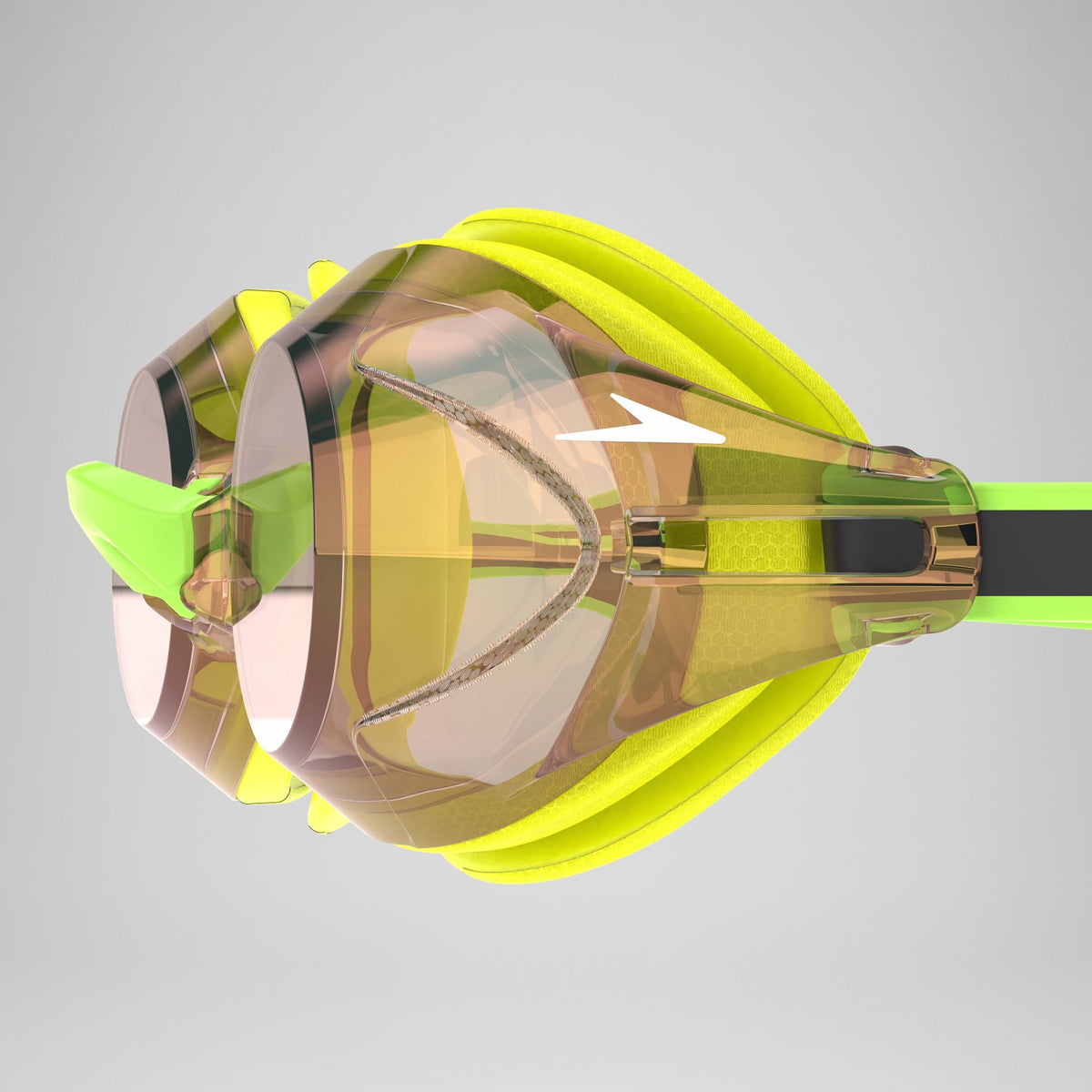 Speedo Adult Vanquisher 3.0 Mirror Goggles Yellow/Green