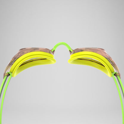 Speedo Adult Vanquisher 3.0 Mirror Goggles Yellow/Green