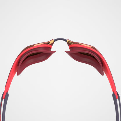 Speedo Adult Fastskin Pure Focus Mirrored Goggles Red