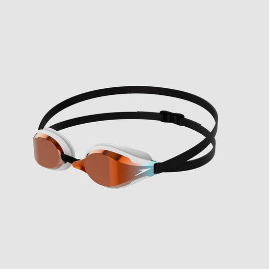 Speedo Adult Fastskin Speed Socket 2.0 Mirror Goggles White