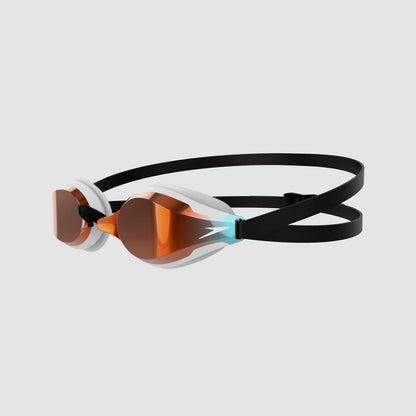 Speedo Adult Fastskin Speed Socket 2.0 Mirror Goggles White